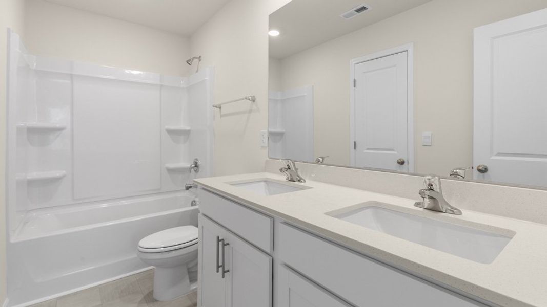 Furnished interior view inside a new home in The Estates at Edinborough, Gibsonville (Image 9).