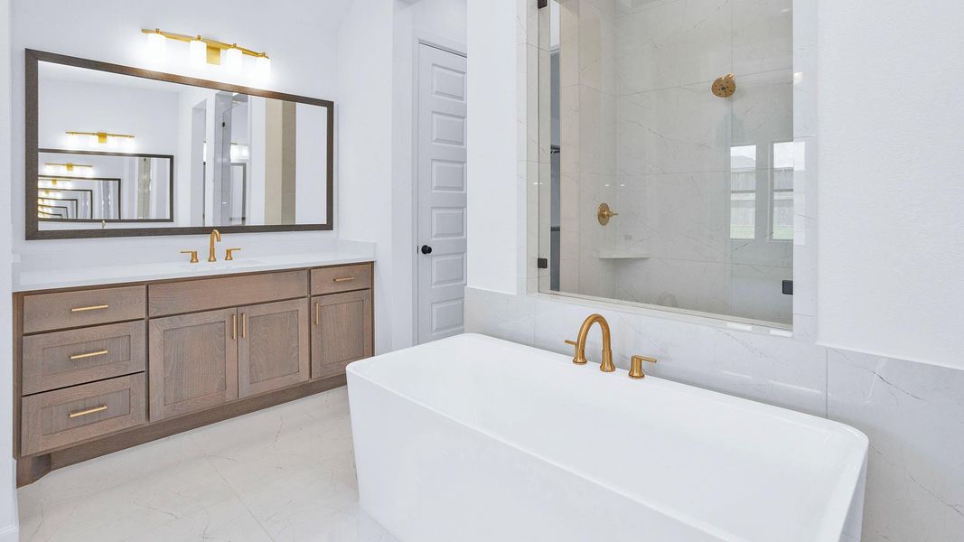 Furnished interior view inside a new home in Audubon, Magnolia (Image 11).