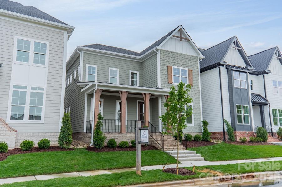 Front exterior of a new home in , Davidson, NC, highlighting curb appeal (Image 2).