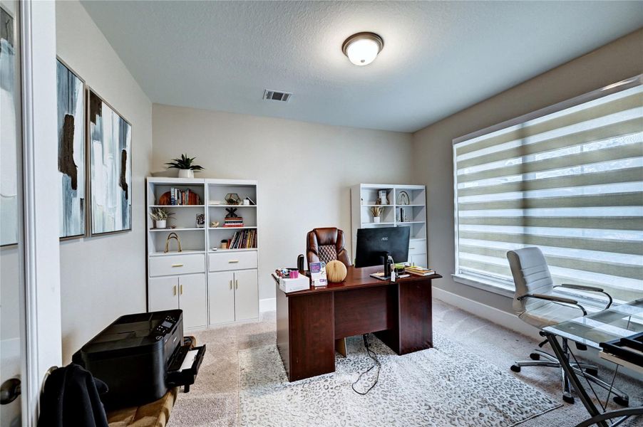 FORMAL STUDY WITH FRENCH DOORS