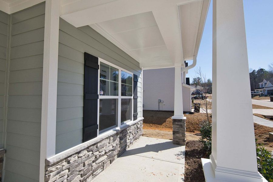 Representative exterior photo of a completed home built from the Austin by Caviness & Cates Communities in Bartlett Manor, Youngsville, NC (Image 85).