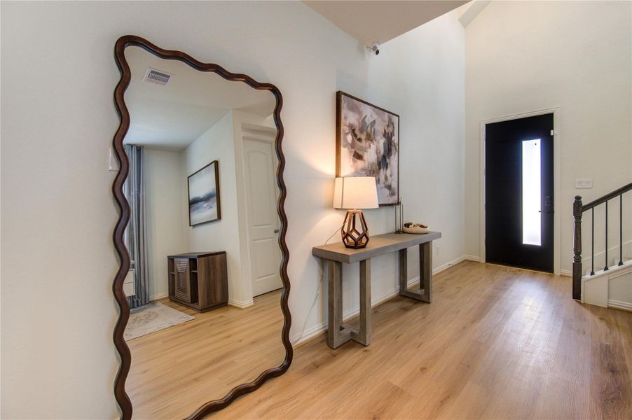 Impressive entry way to welcome all your guest -- and even the Amazon driver too!