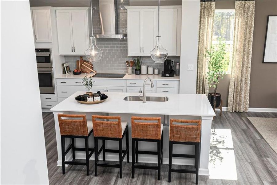 Furnished interior view inside a new home in Riverside Ridge, Lawrenceville (Image 9).