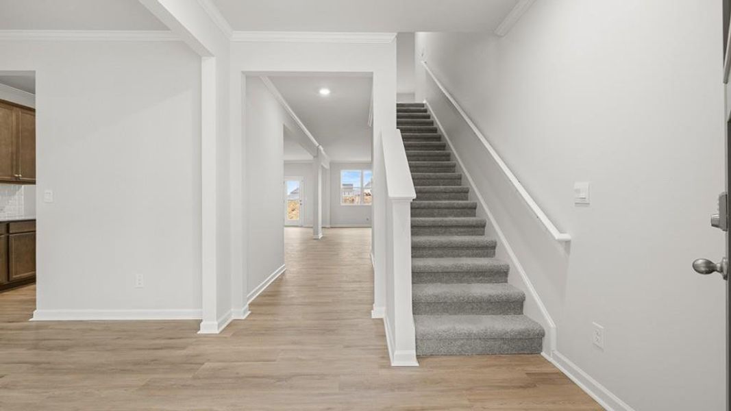 Spacious, unfurnished interior of a new home in Hamptons at Riverwood South, Dallas (Image 18).