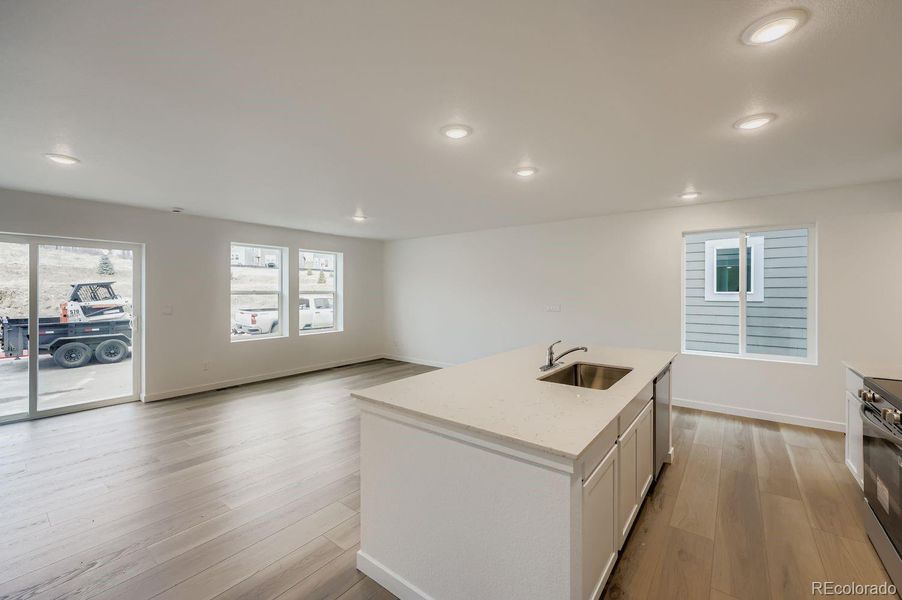 Furnished interior view inside a new home in Preserve at Mesa Creek: The Celestial Collection, Colorado Springs (Image 4).