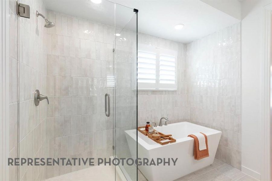 Furnished interior view inside a new home in The Parks at Wilson Creek, Celina (Image 26).