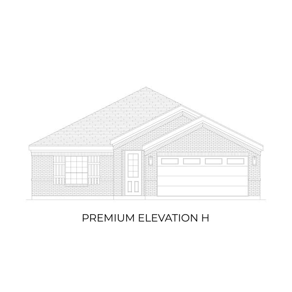 Representative rendering of the exterior for the Madison Select F by First Texas Homes (Image 11).