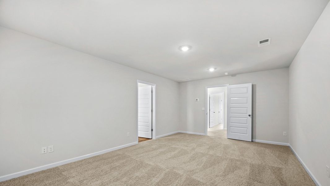 Representative unfurnished interior of a home built from the Hayden by D.R. Horton in Oakchase at Hampton, Hampton (Image 18).
