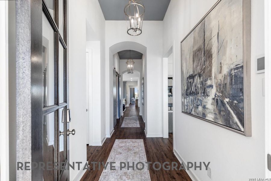 Furnished interior view inside a new home in Mayfair, New Braunfels (Image 40). Furnished interior view inside a new home in Mayfair, New Braunfels (Image 40).