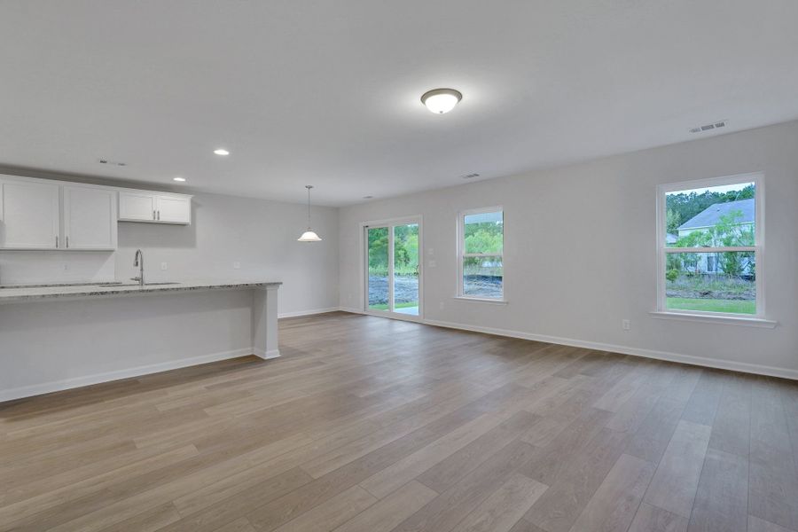 Representative unfurnished interior of a home built from the The Birch by Smith Family Homes in Lakeview Pines, Statesboro (Image 29).