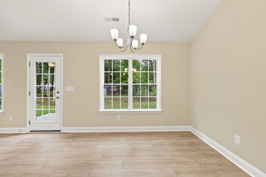 Spacious, unfurnished interior of a new home in Davenport Farms, Winterville (Image 40).