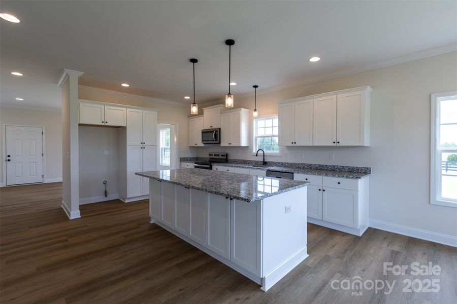 Furnished interior view inside a new home in , York (Image 9).