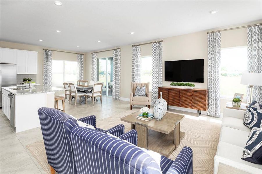 Furnished interior view inside a new home in Cypress Ridge Ranch, Wimauma (Image 20).