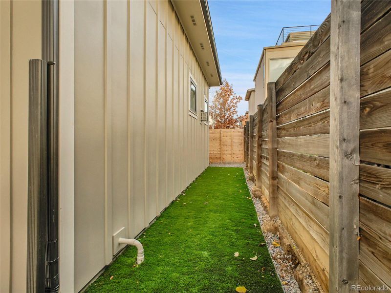 Exterior details and patio area of a home in , Denver (Image 29).