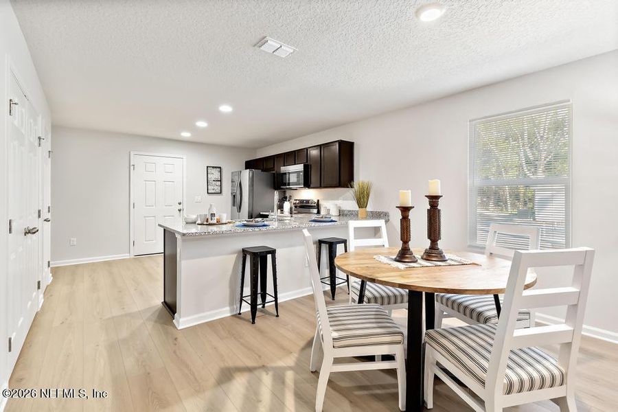 Furnished interior view inside a new home in , Jacksonville (Image 4). Furnished interior view inside a new home in , Jacksonville (Image 4).