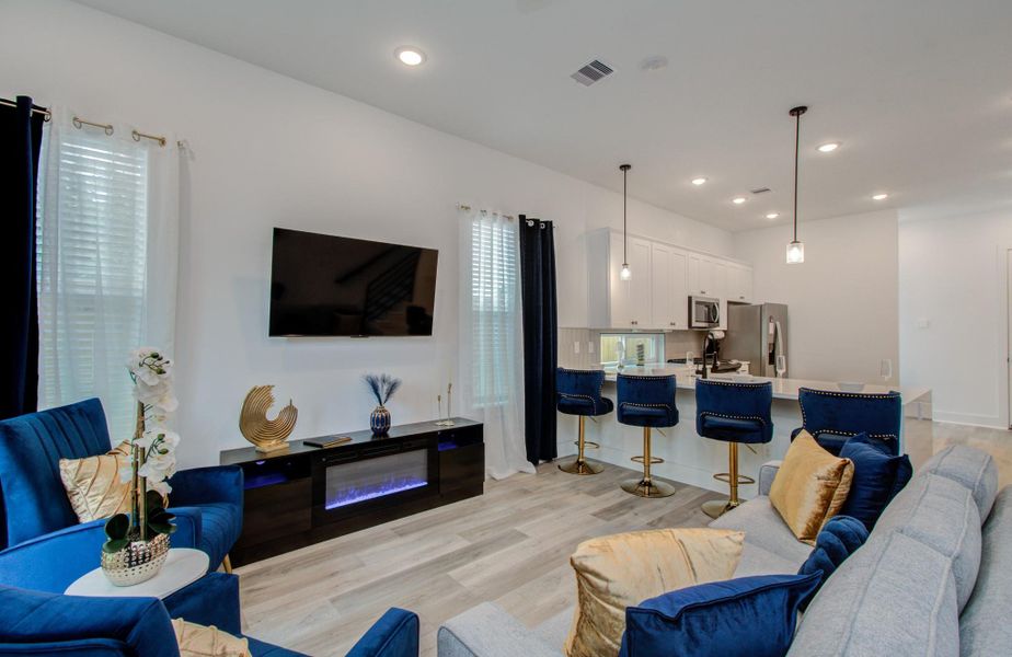 Furnished interior view inside a new home in Benson Street Court, Houston (Image 17).