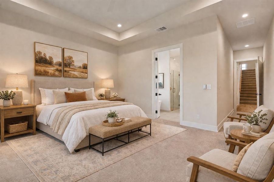 Furnished interior view inside a new home in , Sherman (Image 15).