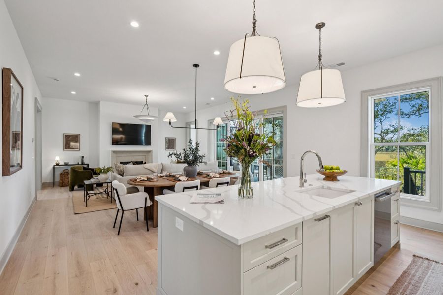 Furnished interior view inside a new home in , Charleston (Image 6).