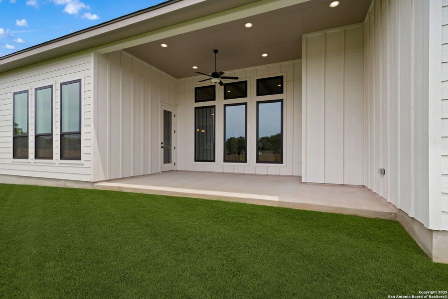Exterior details and patio area of a home in , Castroville (Image 33). Exterior details and patio area of a home in , Castroville (Image 33).