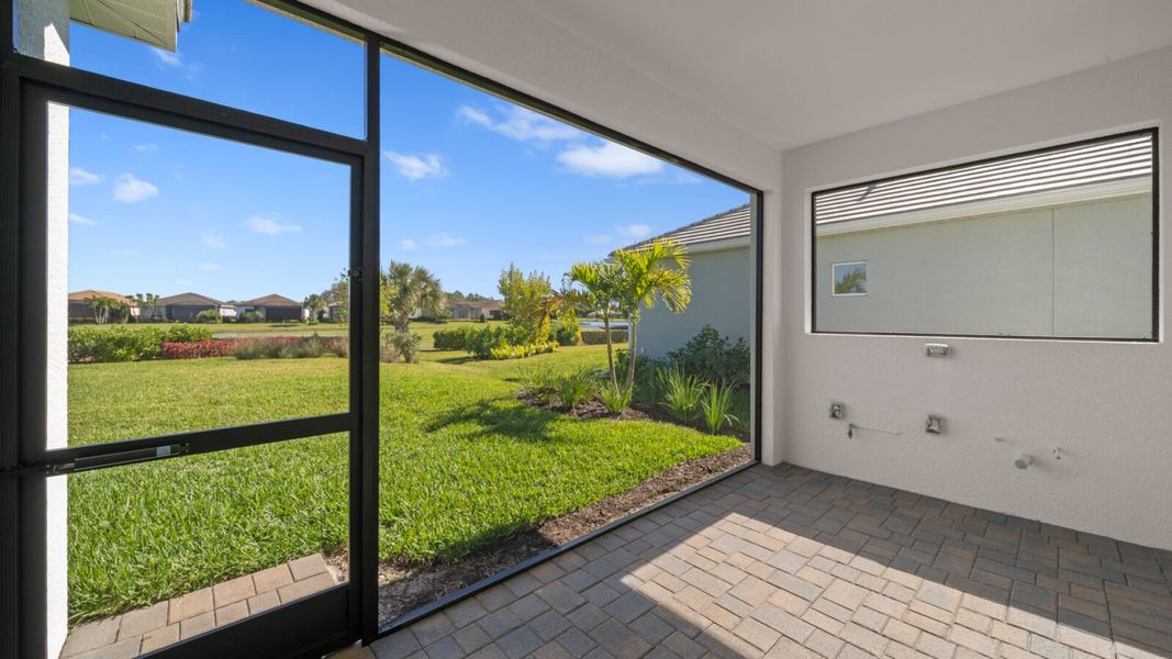 Exterior details and patio area of a home in Verandah, Fort Myers (Image 22).
