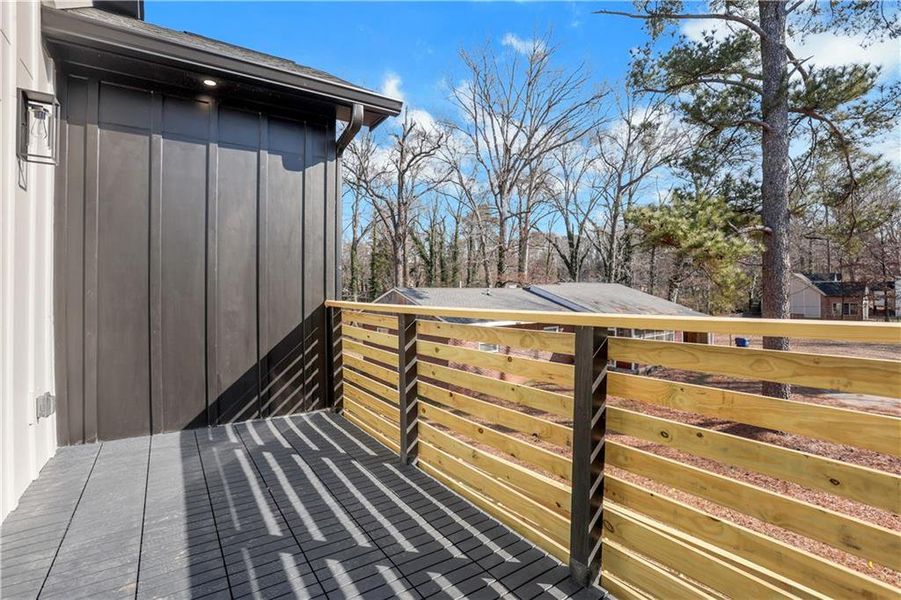 Exterior details and patio area of a home in , Atlanta (Image 33). Exterior details and patio area of a home in , Atlanta (Image 33).