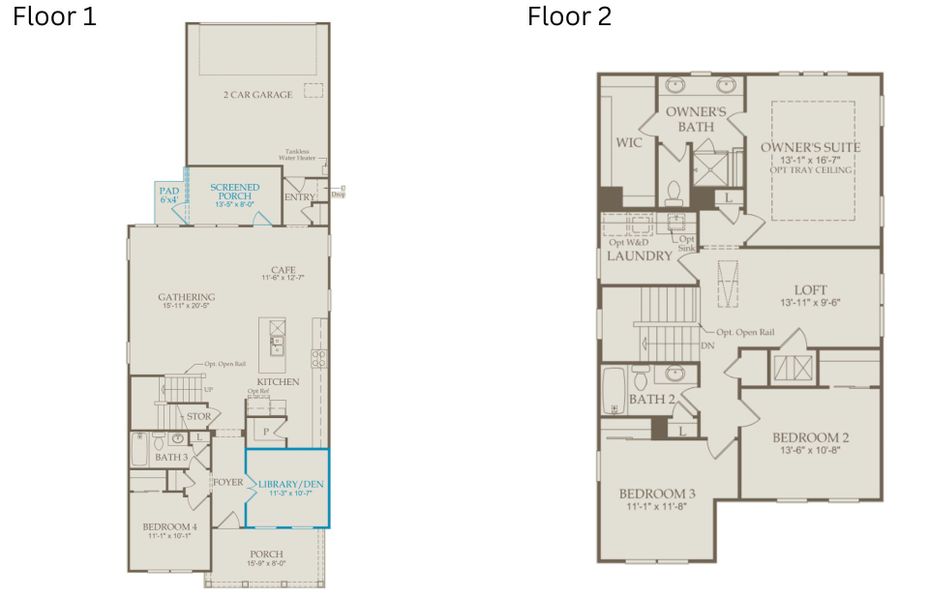 Floor Plan Level 1 and 2 Floor Plan Level 1 and 2