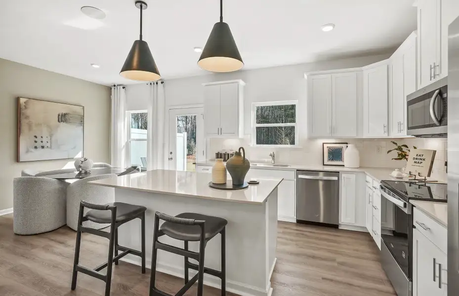 Furnished interior view inside a new home in Mallard Park, Charlotte (Image 30).