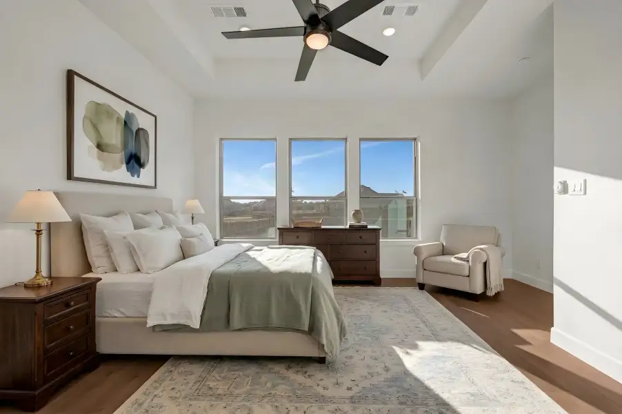 Furnished interior view inside a new home in Northshore at Lakewood Village - Classic Series, Lakewood Village (Image 6). Furnished interior view inside a new home in Northshore at Lakewood Village - Classic Series, Lakewood Village (Image 6).