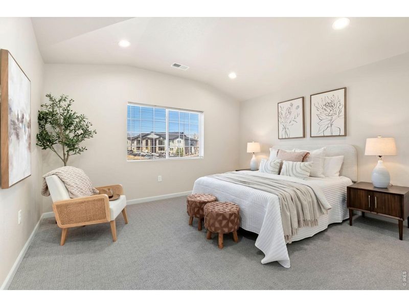 Furnished interior view inside a new home in , Denver (Image 10).