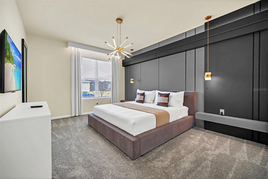 Furnished interior view inside a new home in , Clermont (Image 26).