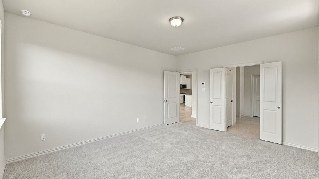 Furnished interior view inside a new home in Westridge Journey, McKinney (Image 34).