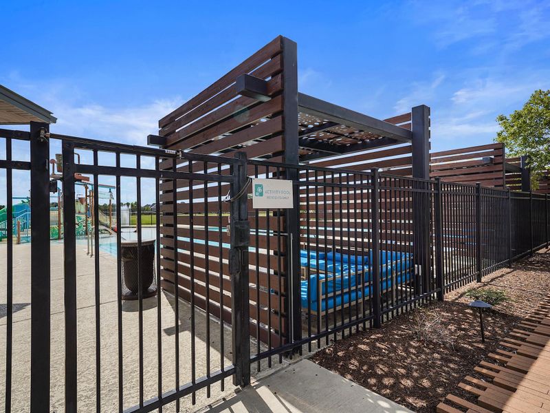 Cool off at one of the community pools—designed for both relaxation and family fun—with plenty of seating to lounge and soak up the sun.