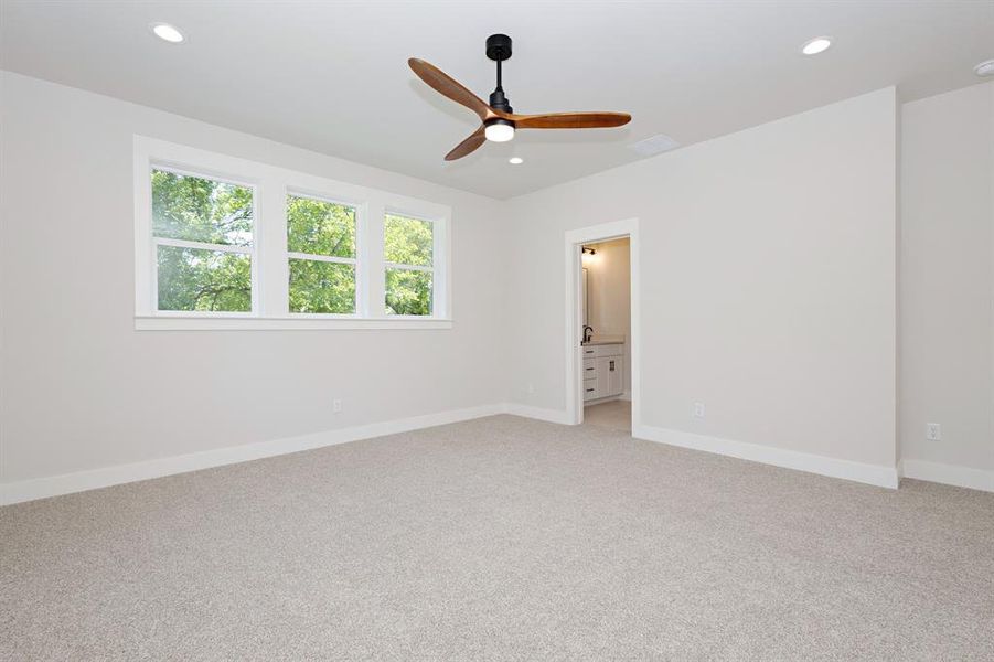 A bright and airy retreat with plenty of space and dimmable lighting. A bright and airy retreat with plenty of space and dimmable lighting.