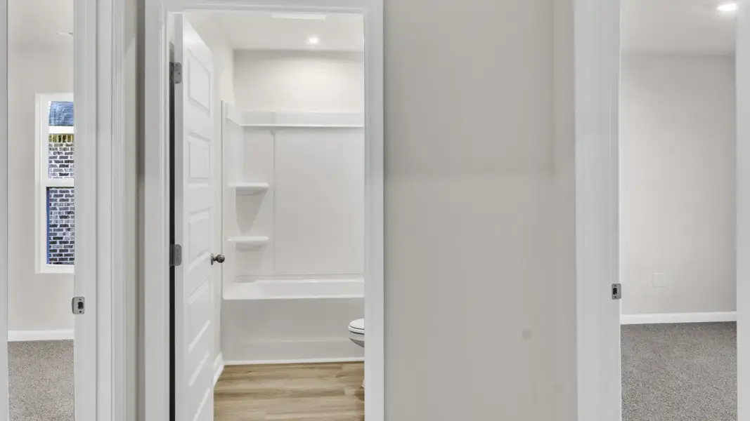 Representative unfurnished interior of a home built from the Lakeside by D.R. Horton in Bailey Park, Fayetteville (Image 13).