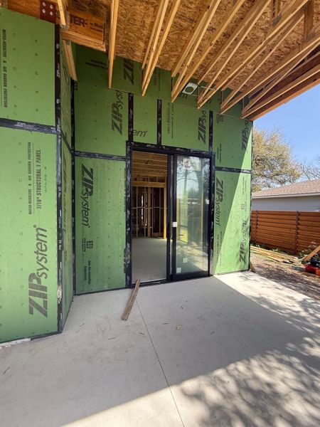 In-progress construction of a new home in , Austin, TX (Image 7). In-progress construction of a new home in , Austin, TX (Image 7).