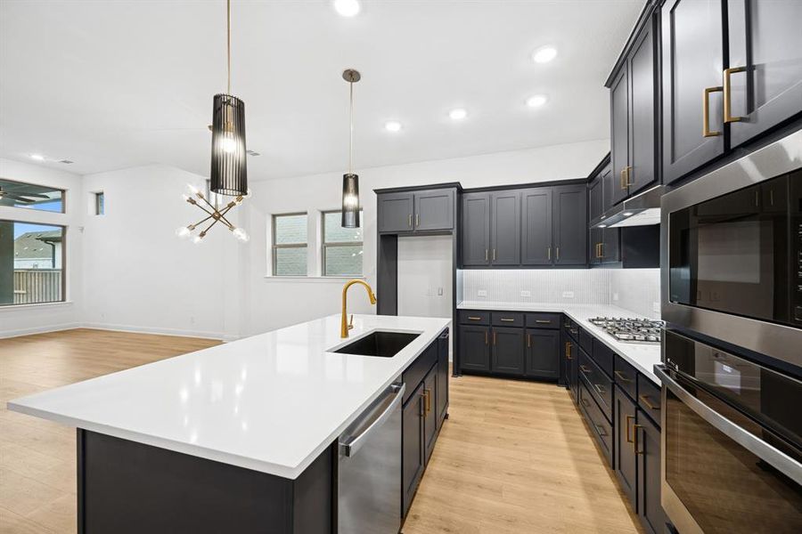 Furnished interior view inside a new home in Mantua Point Gardens, Van Alstyne (Image 6).