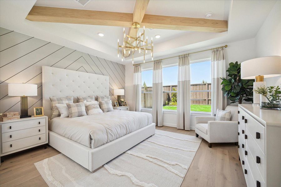 Furnished interior view inside a new home in The Trails, New Caney (Image 12).