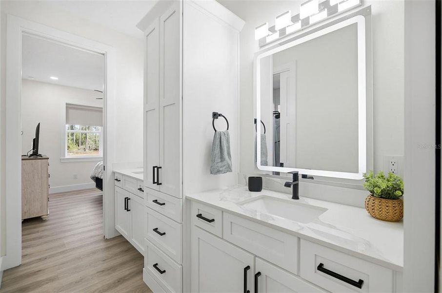 Furnished interior view inside a new home in , Palm Coast (Image 56).