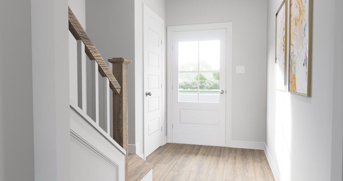 Representative unfurnished interior of a home built from the Savannah by Parkside Builders in The Woods, Gallatin (Image 18).