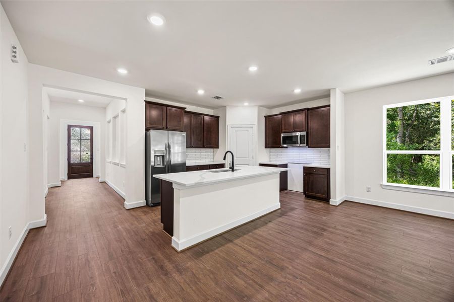 Furnished interior view inside a new home in , Montgomery (Image 6). Furnished interior view inside a new home in , Montgomery (Image 6).