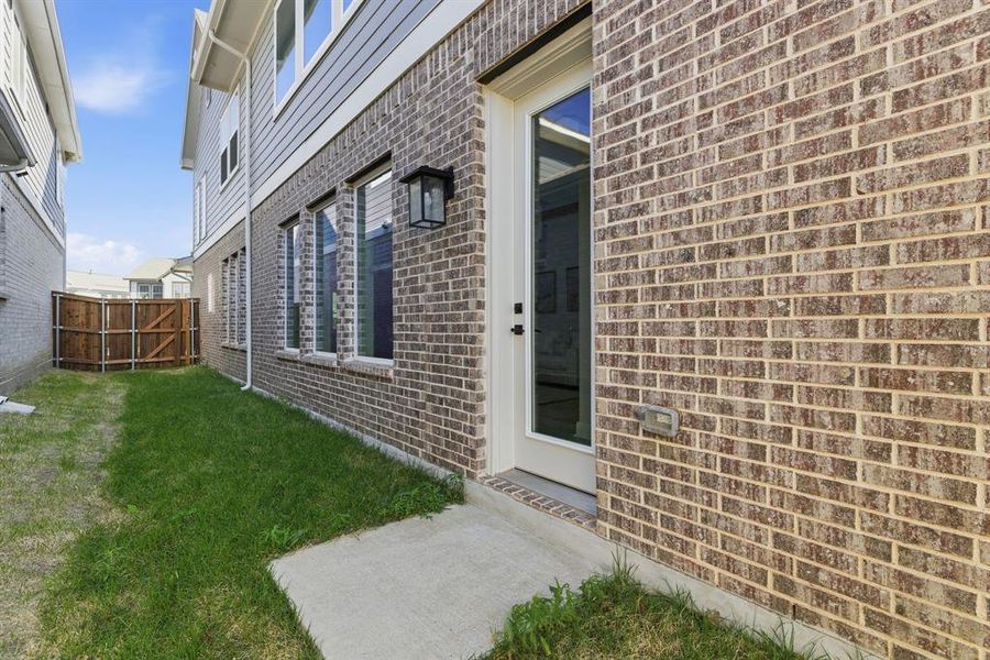 Exterior details and patio area of a home in , Fort Worth (Image 4). Exterior details and patio area of a home in , Fort Worth (Image 4).