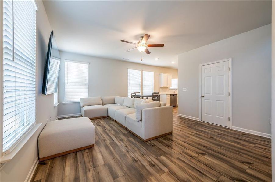 Furnished interior view inside a new home in , Atlanta (Image 38).