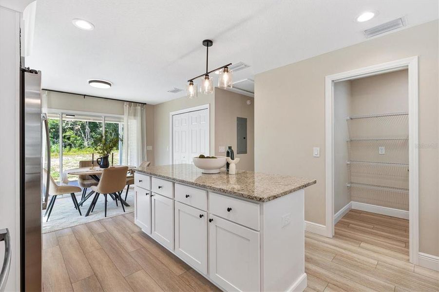 Furnished interior view inside a new home in , Bushnell (Image 14).