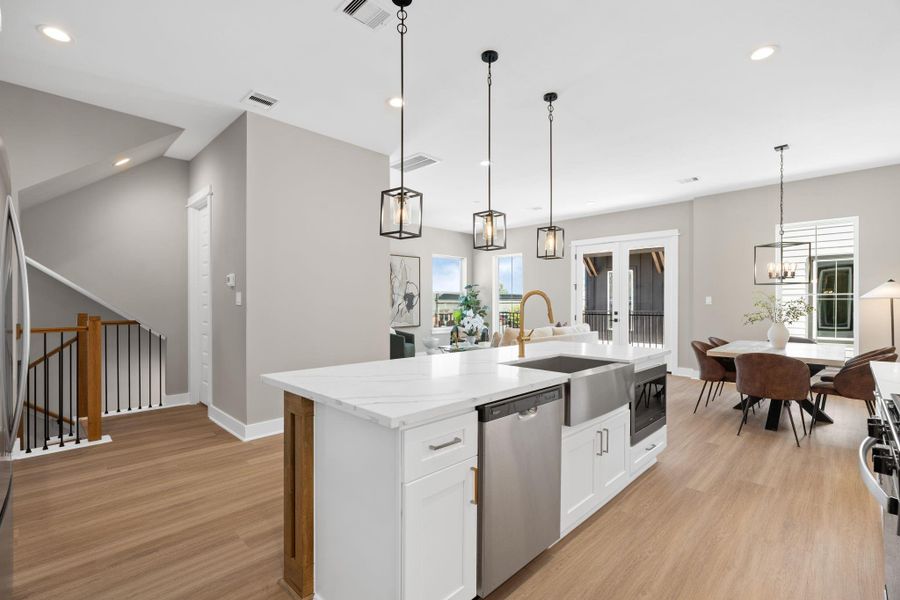 Furnished interior view inside a new home in , Houston (Image 34). Furnished interior view inside a new home in , Houston (Image 34).