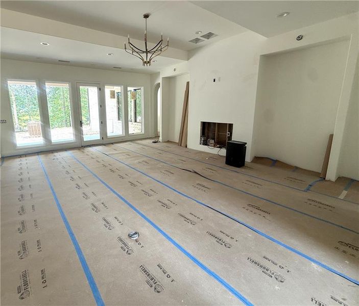 In-progress construction of a new home in , Lawrenceville, GA (Image 8).
