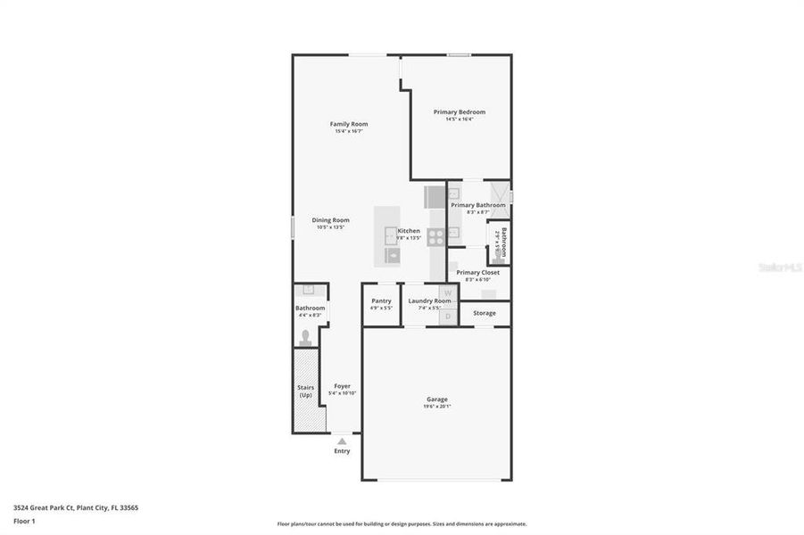2D floor plan layout of this home in Park East: The Manors, Plant City, FL (Image 7). 2D floor plan layout of this home in Park East: The Manors, Plant City, FL (Image 7).