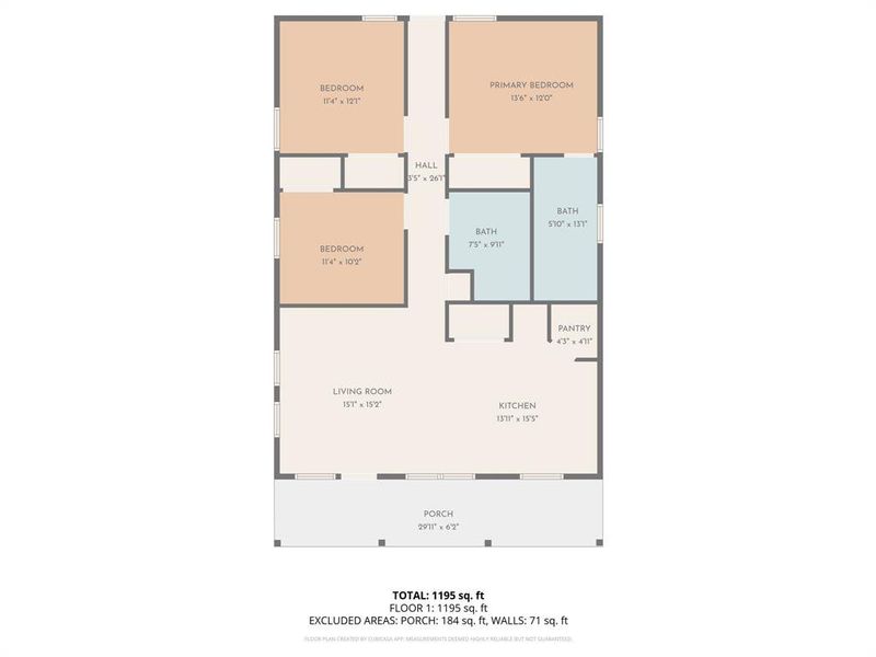 2D floor plan layout of this home in , Cooper, TX (Image 3).