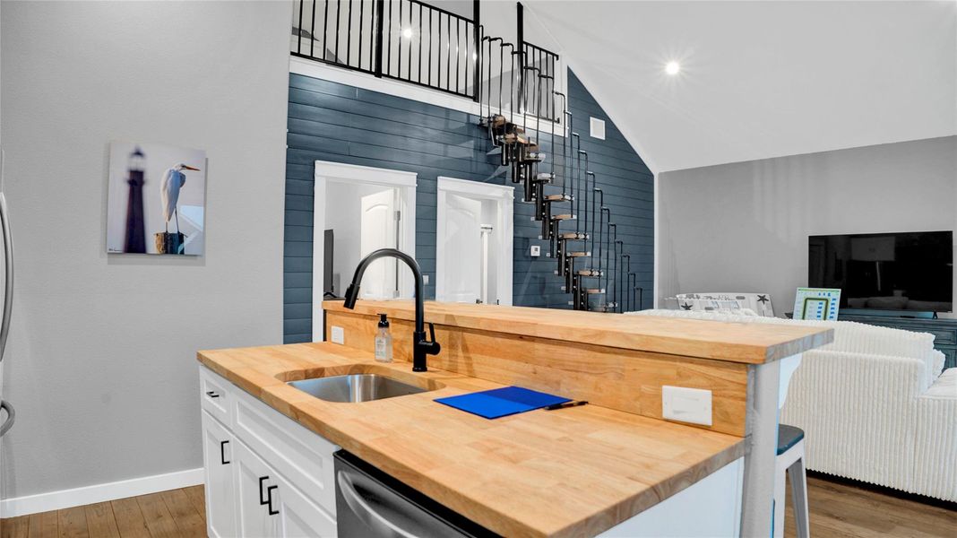 Furnished interior view inside a new home in , Crystal Beach (Image 11).