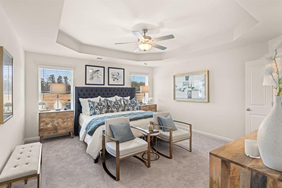 Furnished interior view inside a new home in Sandtown Falls, South Fulton (Image 11).