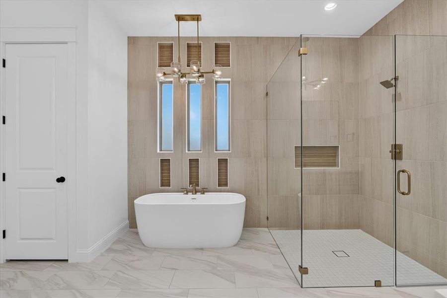 Furnished interior view inside a new home in , Godley (Image 13).